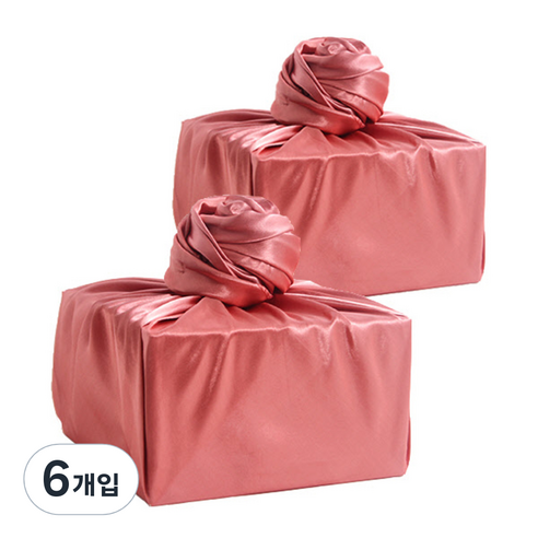코리아보자기 추석 기프트 보자기 대, 와인, 6개