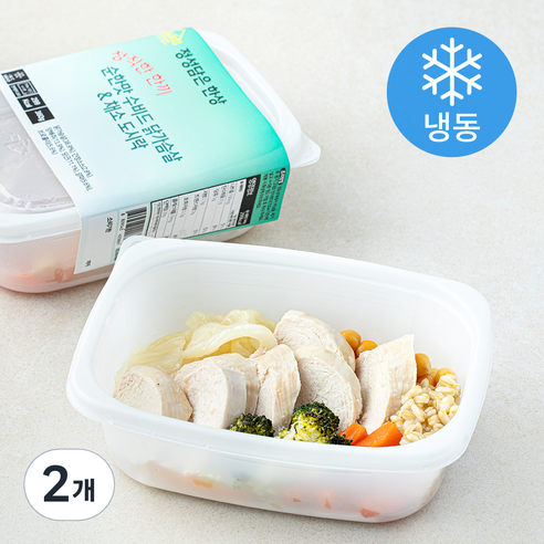 [로켓프레시] 정직한 한끼 순한맛 수비드 닭가슴살 & 채소 도시락 (냉동)
