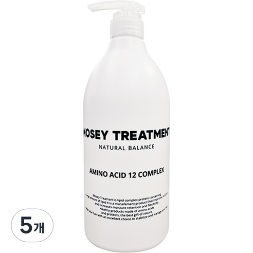 모지 네추럴 두피 케어 트리트먼트, 1000ml, 5개