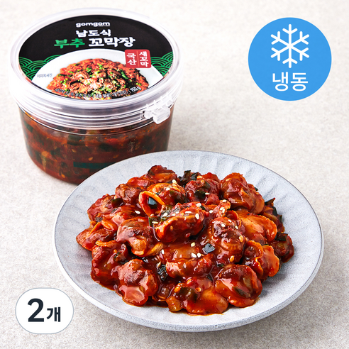 곰곰 남도식 부추 꼬막장 (냉동), 150g, 2개