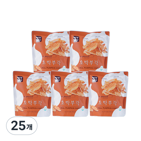 티각태각 호박부각, 30g, 25개