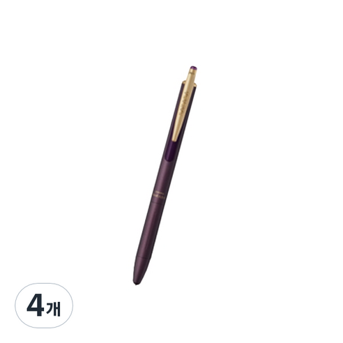 제브라 사라사 그랜드 빈티지 볼펜 0.5mm, 보르도퍼플, 4개