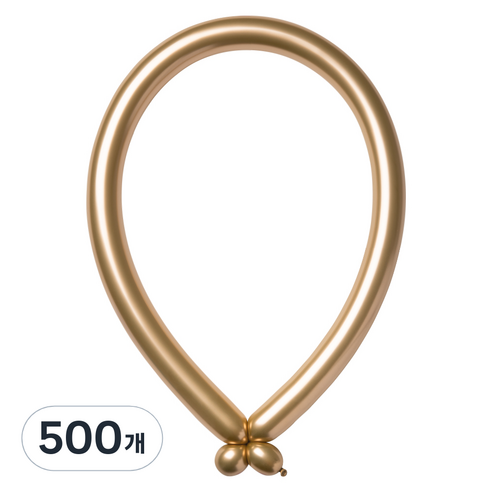 조이벌룬 260 풍선, 크롬골드, 500개