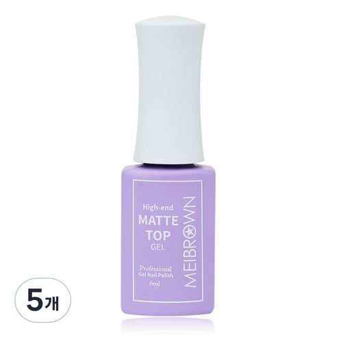메이브라운 하이엔드 매트탑젤 M03, 투명, 5개, 6g