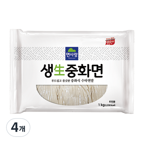면사랑 생중화면 각형, 1kg, 2개
