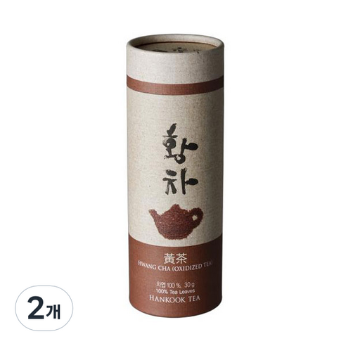 한국제다 황차 지관, 30g, 1개입, 2개