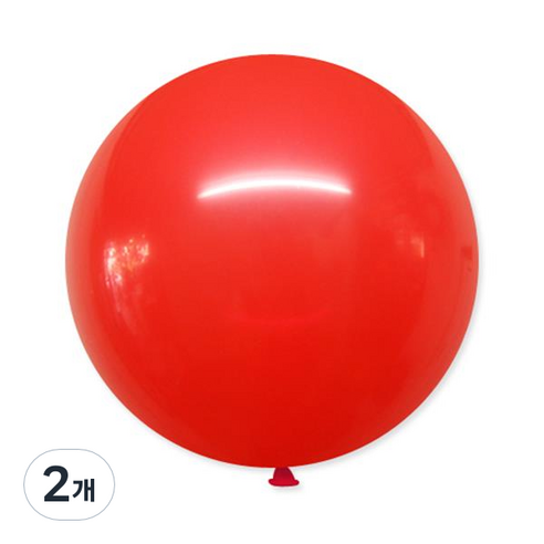 [와우파티] 와우벌룬, 기본레드, 2개