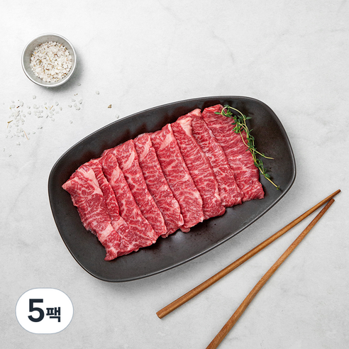 쉐프 파트너 호주산 와규 본갈비살 구이용 (냉장), 300g, 5팩