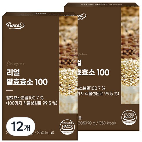 퍼니트 리얼 발효 효소 100 30포, 90g, 12개