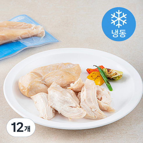 함께하닭 맛있는 스팀 헬스 닭가슴살 오리지널맛 (냉동), 100g, 1개입, 12개