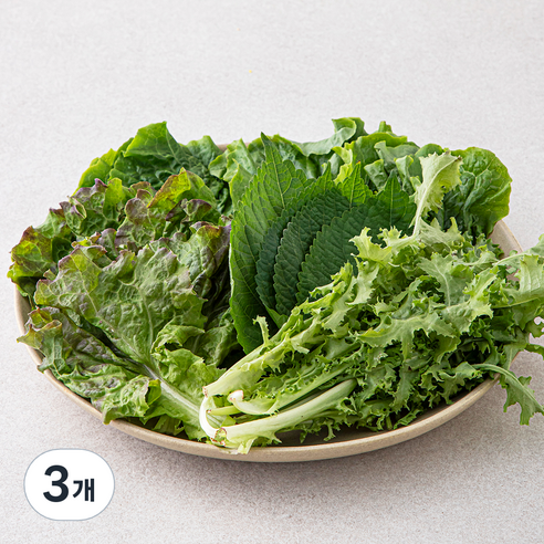 한 끼 모둠쌈, 100g, 3개