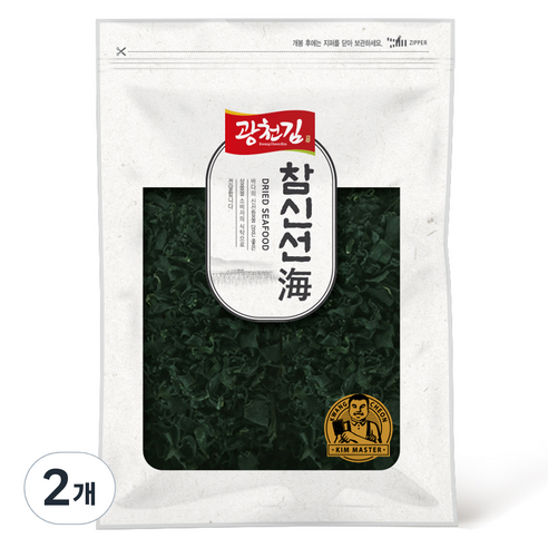 광천김 참신선해 자른미역, 100g, 2개