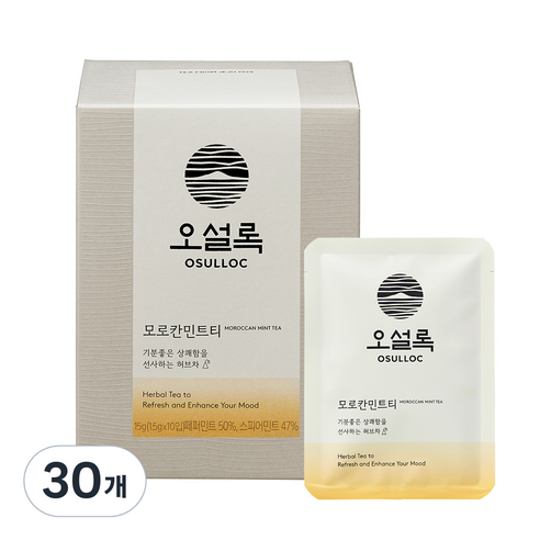 오설록 모로칸민트티, 1.5g, 10개입, 3개
