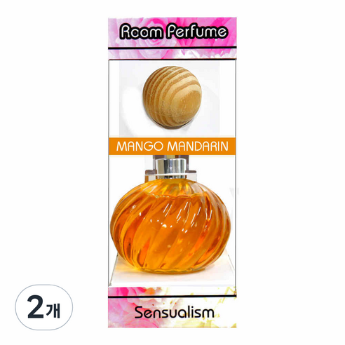 센슈얼리즘 노블레스 룸퍼퓸 실내방향제 망고만다린, 2개, 50ml, 과일/트로피칼향