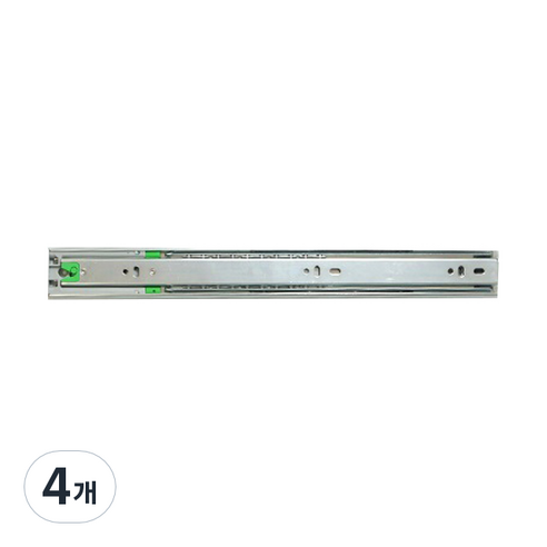 서랍가구 3단 광폭 댐핑레일 350mm, 4개