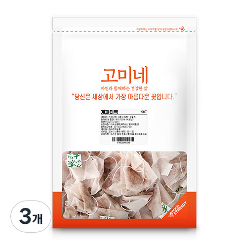 고미네 계피 티백, 1g, 50개입, 3개