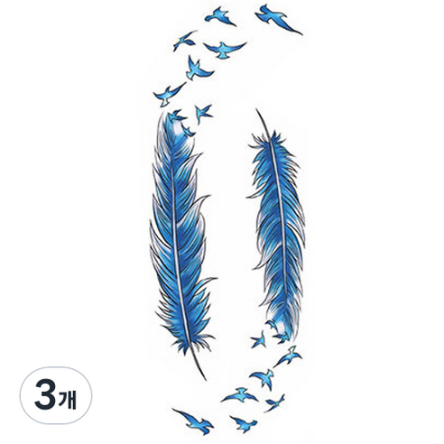 파티복닷컴 타투스티커 JT017 63 x 157 mm, 3개