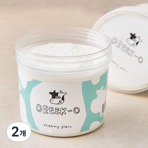 그릭오 그릭요거트 크리미 플레인, 320g, 2개