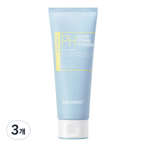 써메딕 아줄렌 수딩 약산성 클렌져, 150ml, 3개