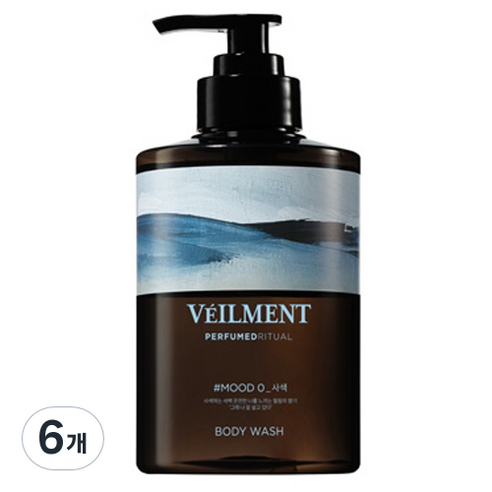 벨먼 퍼퓸드리추얼 바디워시 사색, 415ml, 6개