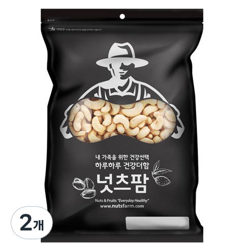 넛츠팜 구운 캐슈너트, 1kg, 2개