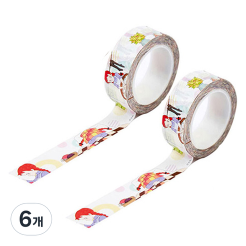 빨강머리앤 마스킹 테이프 15mm x 10m, 앤의하루, 6개