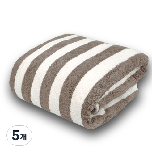 원이네 소프트 바스타월 70 × 140cm 300g 코랄 벨벳, 브라운, 5개