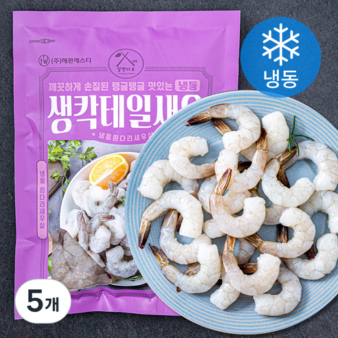 살맛나요 생칵테일새우 특대 (냉동), 300g (16~21미), 5개