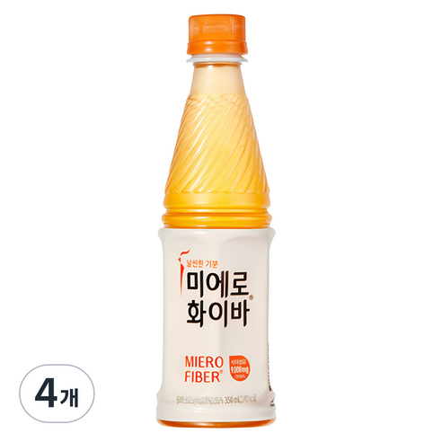 미에로화이바 PET, 350ml, 4개