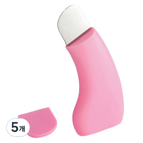 코쿠리코 블랙헤드제거 피지제거기 피지압출기 피지흡입기 4 x 9.5 cm, 5개, 핑크