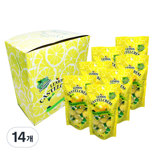레몬 포지타노 카스텔크렘 캔디, 50g, 14개