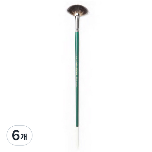 화홍 팬붓 235, F 2호, 6개