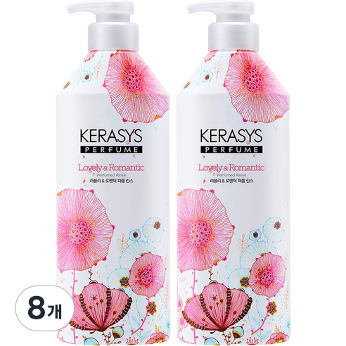 케라시스 퍼퓸 린스 러블리 로맨틱향, 980ml, 8개