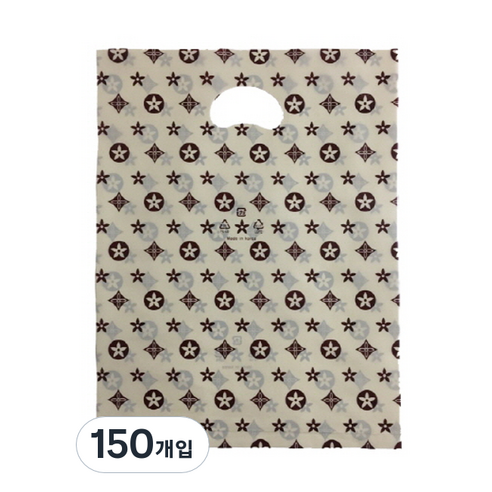 팩스타 펀칭 비닐 포장봉투 가로 30cm x 세로 40cm, 베이지AA, 150개입