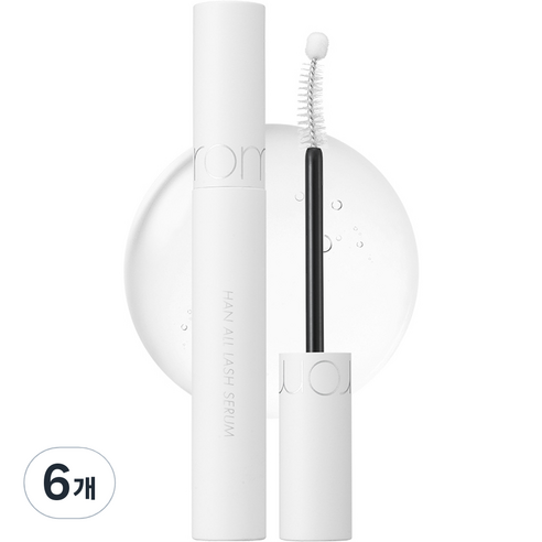 롬앤 한올 아이래쉬 세럼, 6개, 8ml