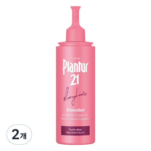 플란투어21 카페인 롱헤어 부스터, 125ml, 2개