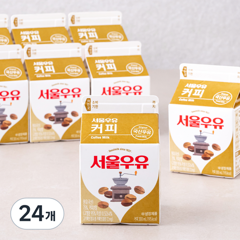 서울우유 커피, 300ml, 24개