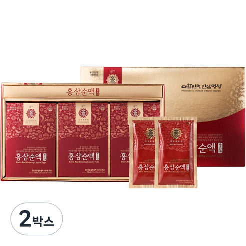 김정환홍삼 홍삼순액 30p, 2.1L, 2박스