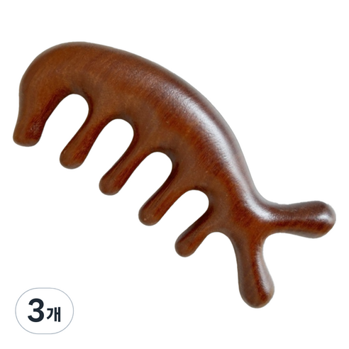 도이뮤 두피 괄사 마사지기 15, 3개