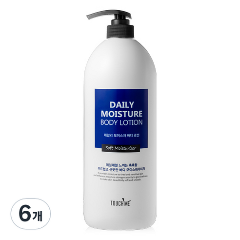 터치미 데일리 모이스처 바디로션, 1500ml, 6개