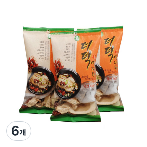 더덕삼계탕, 6개, 100g