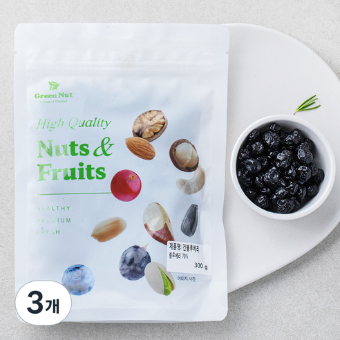 그린너트 건블루베리, 300g, 3개