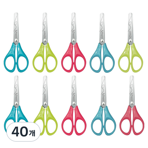 마패드 아동용 에센셜 가위 13cm, 랜덤발송, 40개