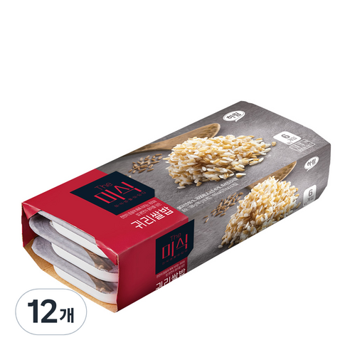 더미식 귀리쌀밥, 180g, 12개