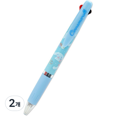 제트스트림 산리오 3색 볼펜 0.5mm, 시나모롤, 2개