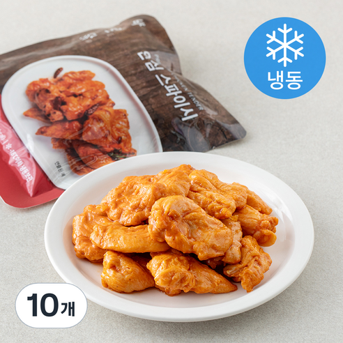 바르닭 안심 스파이시 (냉동), 100g, 10개