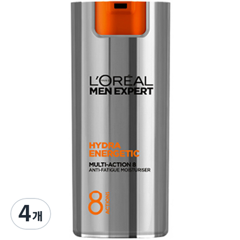 로레알파리 맨 엑스퍼트 이드라 에너제틱 멀티 액션 8 로션, 50ml, 4개