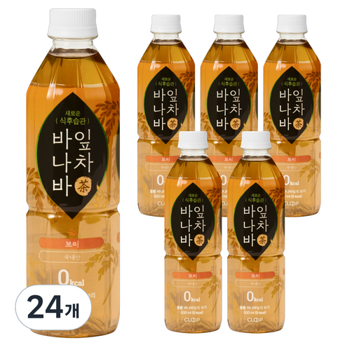 클룹 바나바잎차 보리, 24개, 500ml