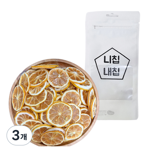 니칩내칩 건조과일 레몬 20g, 3개