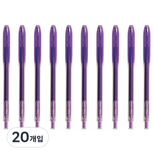사쿠라 제브라 볼사인 젤잉크펜 0.4mm, 20개입, 24 퍼플